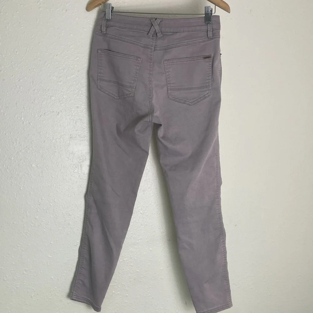 Prana Women’s Kayla Jeans Reg Light Purple Mid Rise Stretch Size 6/28